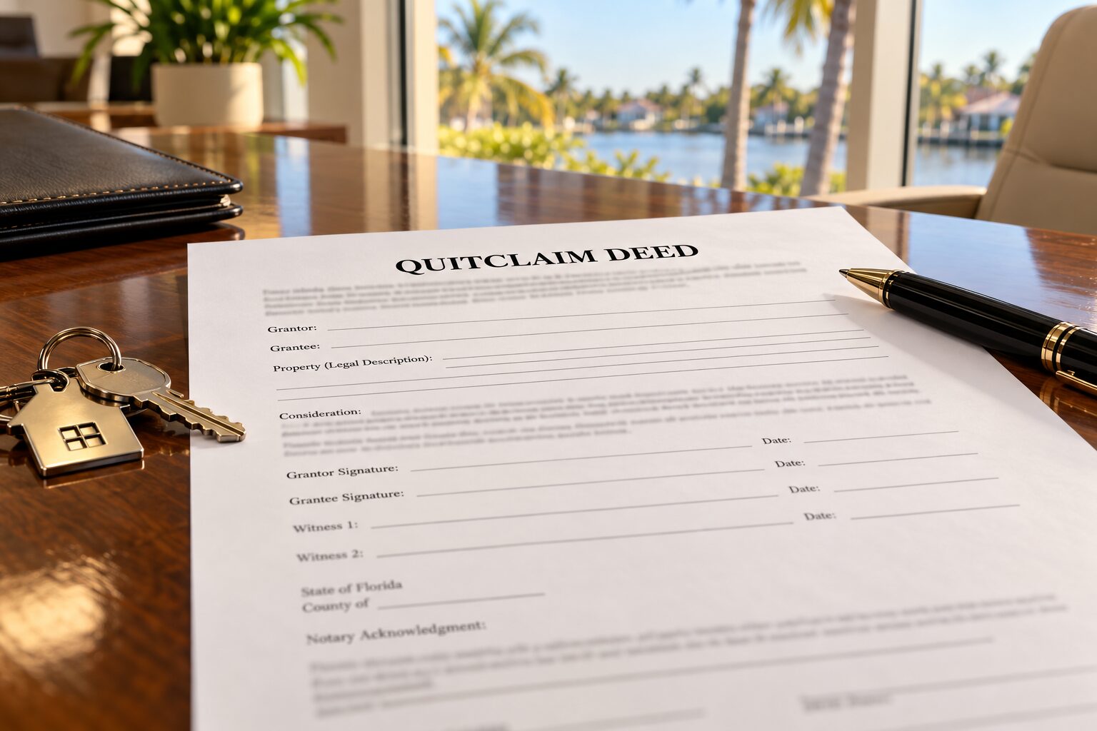 Quitclaim Deed vs. Warranty Deed in Florida: What Each One Actually Does